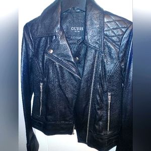 GUESS Leather Jacket Small & Medium